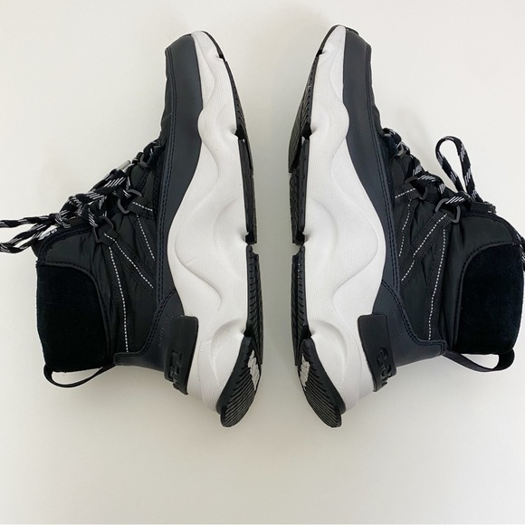 New! Sorel Kinetic RNEGD Conquest Winter Shoe Boot Black - Picture 5 of 9